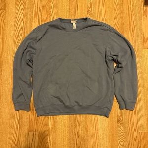 Simple blue vintage crewneck | L